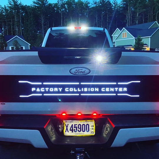 Custom Text LED Tailgate Panel - Fits 2020-2022 Super Duty®