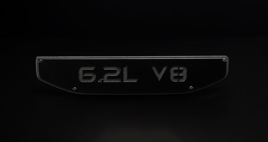 Custom Text Emblem Inserts - Pair - Fits 2019+ GMC® Sierra® 1500 (Does not include OEM Badge)