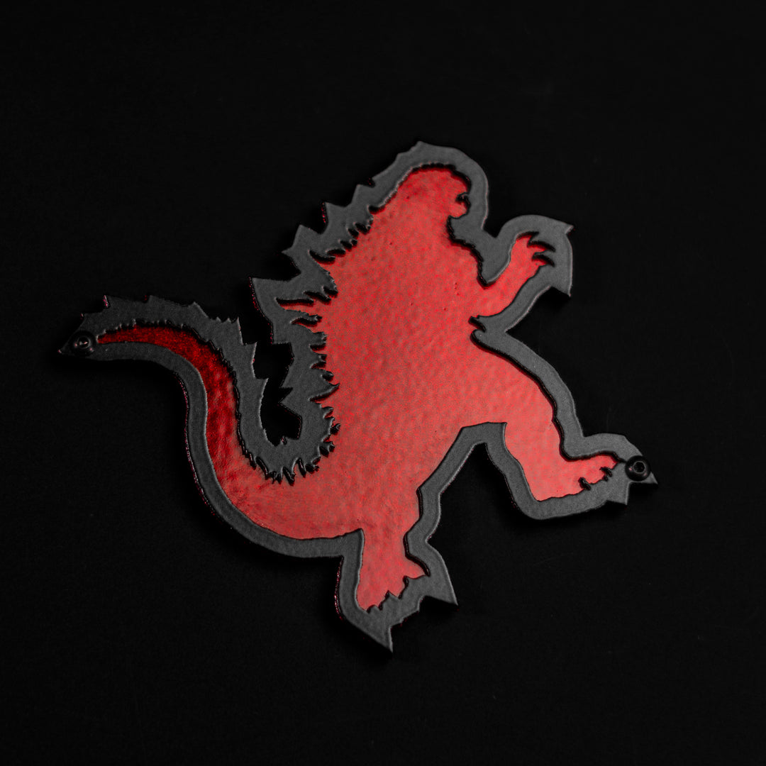 Emblema de icono de Godzilla: ajuste universal: personaje orientado hacia la derecha