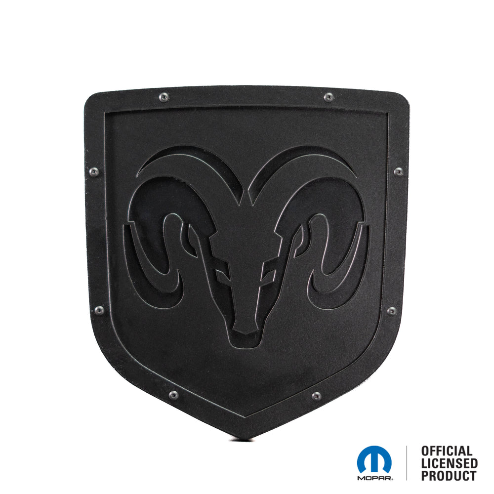 Officially Licensed RAM® Head Style 1 Shield Emblem - Fits 2009 - 2018 RAM® 1500, 2500, 3500 Tailgate