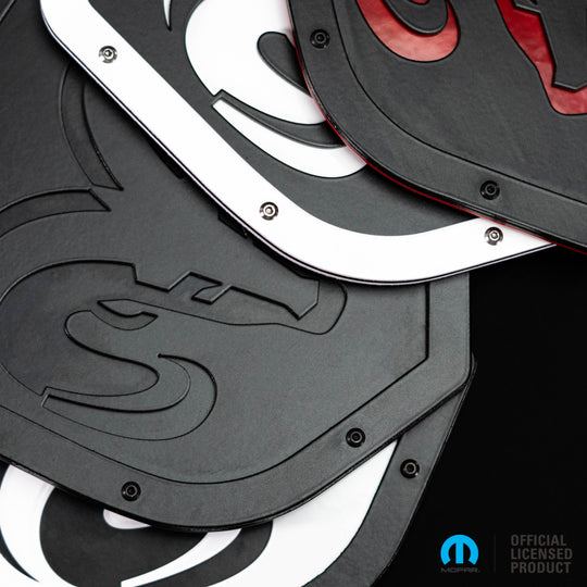 Emblema con escudo estilo cabeza 1 de RAM® con licencia oficial: compatible con modelos RAM® 1500, 2500 y 3500 del 2009 al 2018