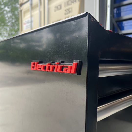 Custom Toolbox Drawer Emblems - Electrical - Economy