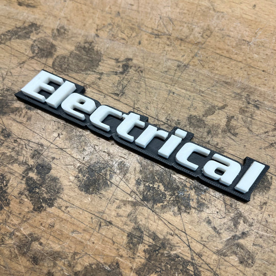 Custom Toolbox Drawer Emblems - Electrical - Economy