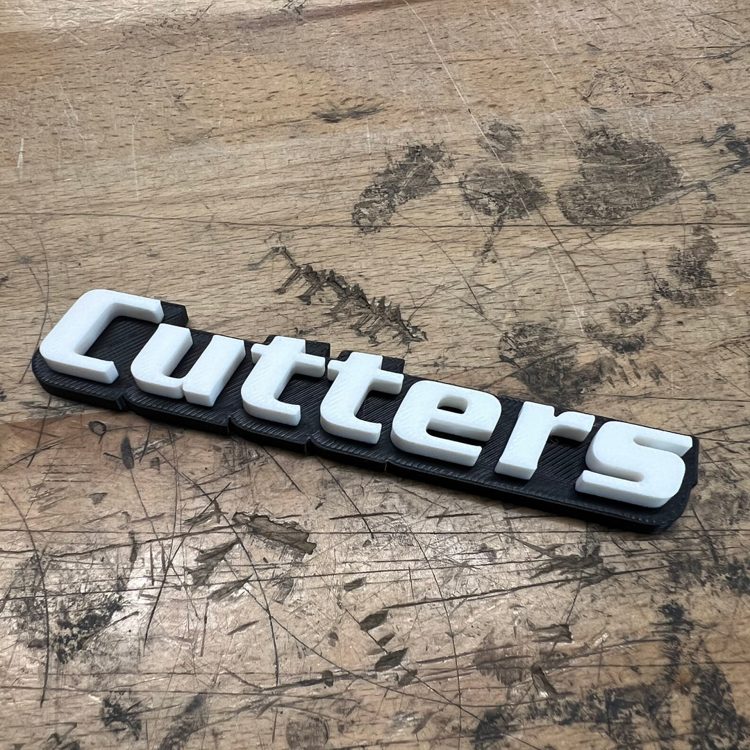 Emblemas personalizados para cajones de cajas de herramientas - Cutters