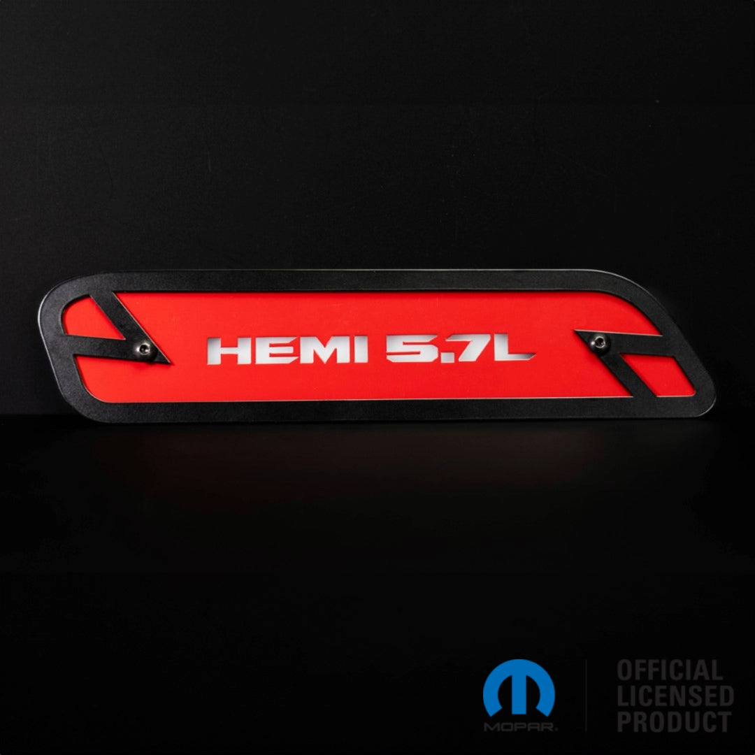 Officially Licensed Hemi® Hood Emblem Replacements - Fits 2019-2023 Ram® 2500, 3500, 4500, LED or Non-LED
