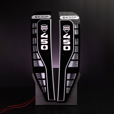Insignias de guardabarros de repuesto personalizadas para Ford® Super Duty® 2023+ - Totalmente personalizables - LED