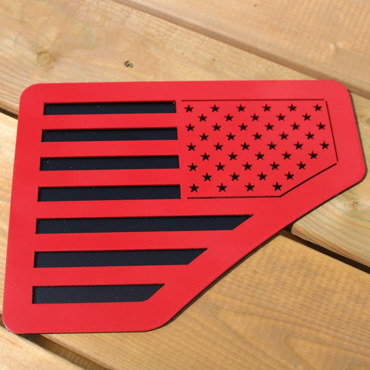 American Flag Fender Emblems - Fits 08-10 Super Duty®