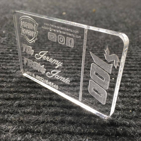 Custom Gift Card - Personalized and Engraved