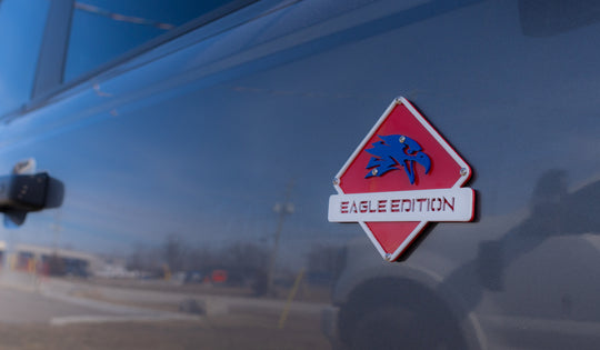 Emblema Bronco® Custom Symbol Edition (par) - Aluminio recubierto de polvo - Totalmente personalizable - Se adapta a Bronco® Outer Banks®
