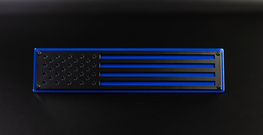 American Flag Emblem Inserts - Pair - Fits 2020-2024 GMC® Sierra® 2500, 3500 HD (Does not include OEM Badge)