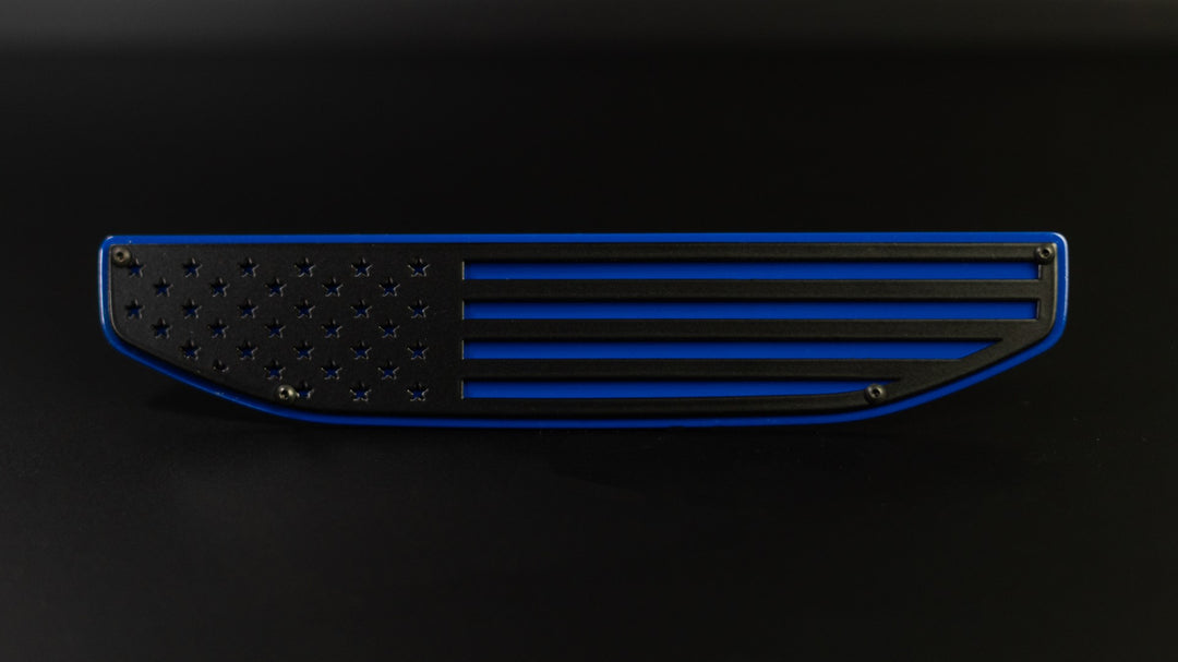 American Flag Emblem Inserts - Pair - Fits 2019+ GMC® Sierra® 1500 (Does not include OEM Badge)