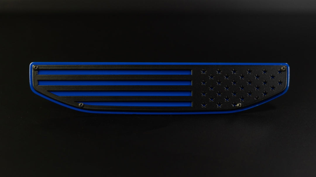 American Flag Emblem Inserts - Pair - Fits 2019+ GMC® Sierra® 1500 (Does not include OEM Badge)