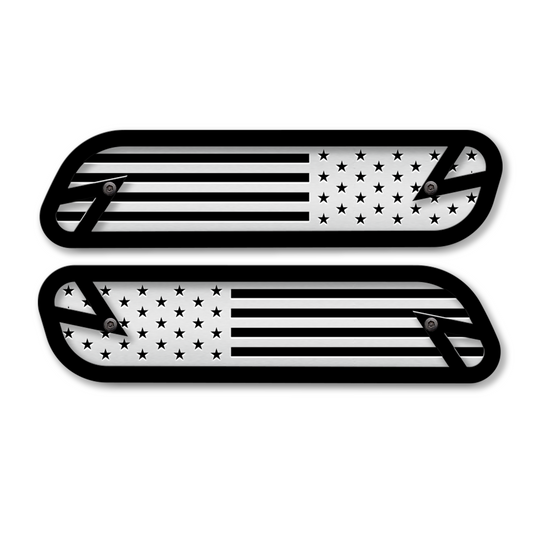 Reemplazos de emblemas de capó con la bandera estadounidense: se adapta a Ram® 2500, 3500, 4500 2019-2023: totalmente personalizables, sin LED