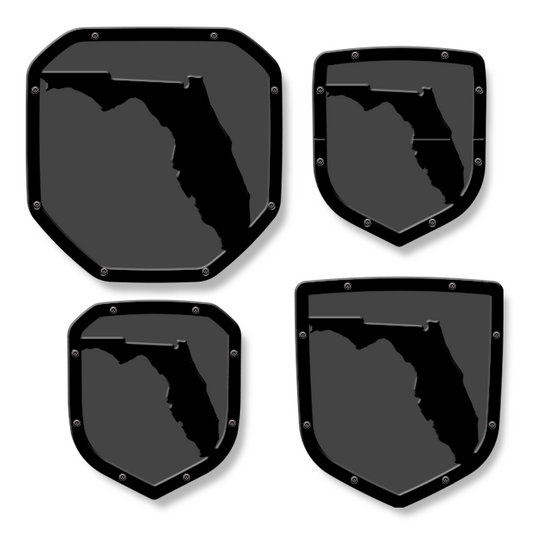 Emblema del escudo del estado de Florida: camionetas RAM®, parrilla o portón trasero: se adapta a varios modelos y años