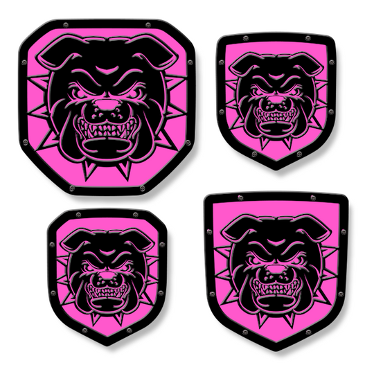 Emblema de escudo de bulldog: camionetas RAM®, parrilla o portón trasero: se adapta a varios modelos y años