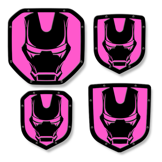 Emblema de escudo de casco de hierro: camiones RAM®, parrilla o portón trasero: se adapta a varios modelos y años