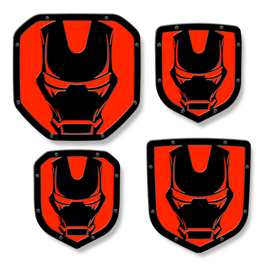 Emblema de escudo de casco de hierro: camiones RAM®, parrilla o portón trasero: se adapta a varios modelos y años