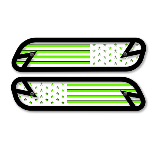 Reemplazos de emblemas de capó con la bandera estadounidense: se adapta a Ram® 2500, 3500, 4500 2019-2023: totalmente personalizables, sin LED