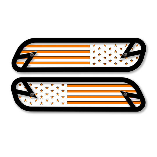 Reemplazos de emblemas de capó con la bandera estadounidense: se adapta a Ram® 2500, 3500, 4500 2019-2023: totalmente personalizables, sin LED