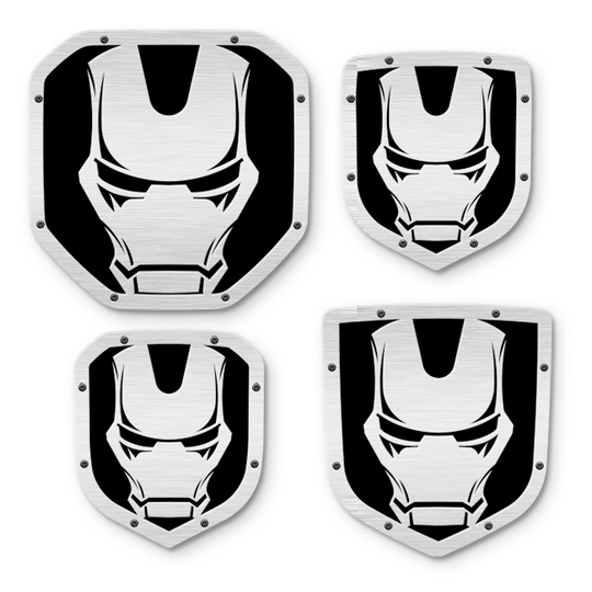Emblema de escudo de casco de hierro: camiones RAM®, parrilla o portón trasero: se adapta a varios modelos y años