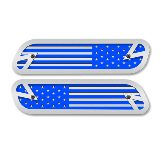 Reemplazos de emblemas de capó con la bandera estadounidense: se adapta a Ram® 2500, 3500, 4500 2019-2023: totalmente personalizables, sin LED