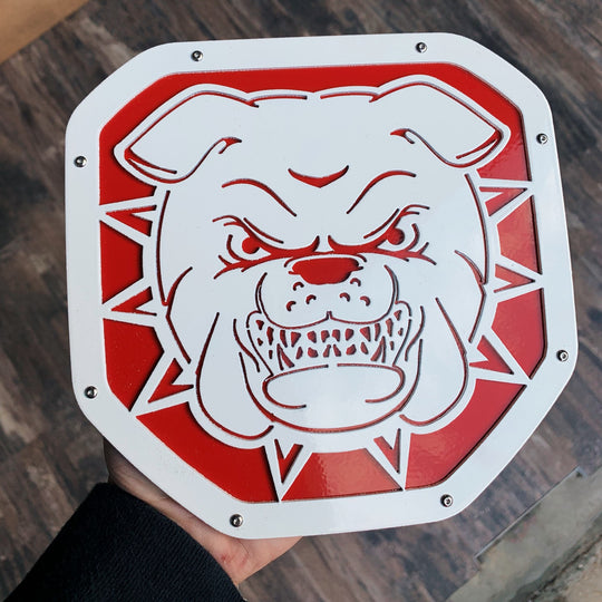 Emblema de escudo de bulldog: camionetas RAM®, parrilla o portón trasero: se adapta a varios modelos y años