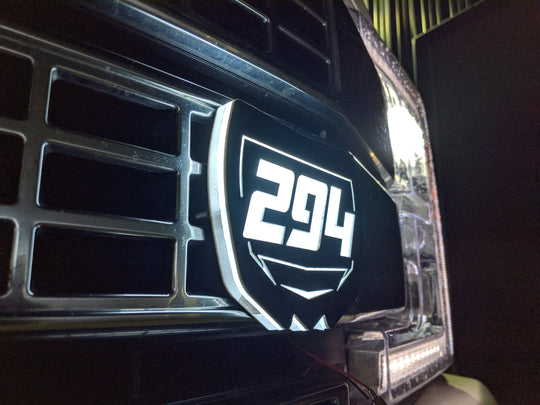 Placa de matrícula iluminada para motocross/ATV