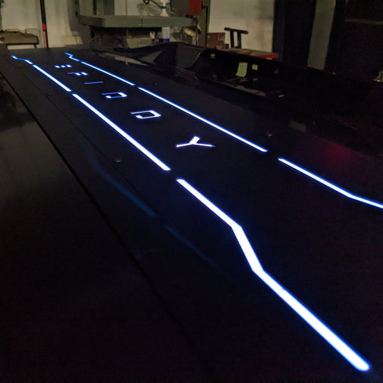 Custom Text LED Tailgate Panel - Fits 2020-2022 Super Duty®
