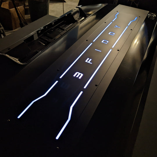 Custom Text LED Tailgate Panel - Fits 2020-2022 Super Duty®