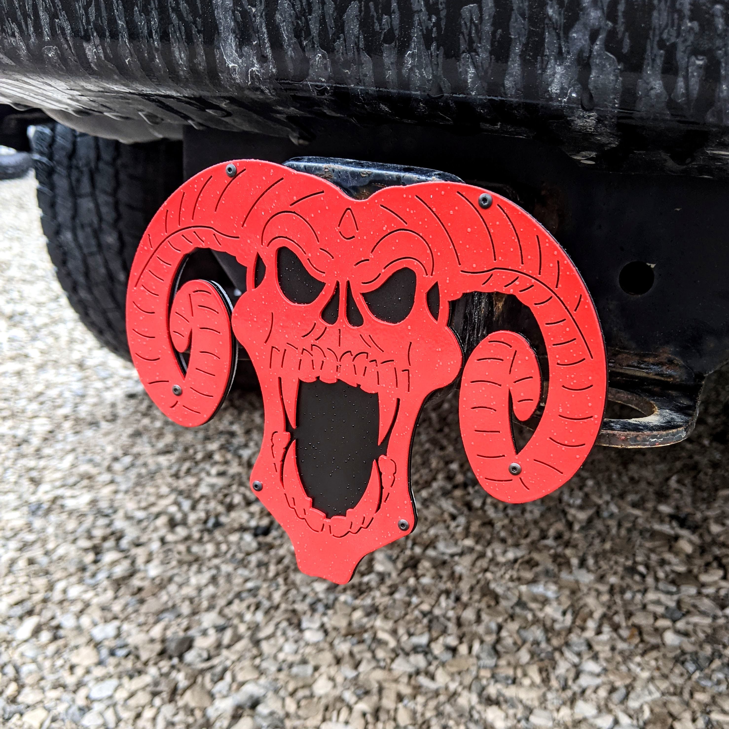 F-Bomb - Receiver Hitch Covers - Mad Taco Metal - Metal Custom Art