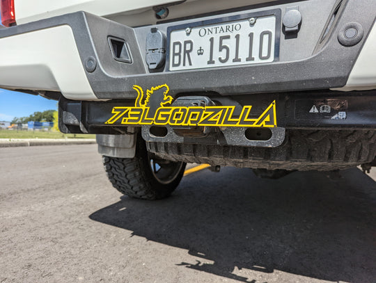 Cubierta de enganche Godzilla de 7,3 l: aluminio recubierto de polvo, totalmente personalizable