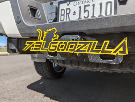 Cubierta de enganche Godzilla de 7,3 l: aluminio recubierto de polvo, totalmente personalizable