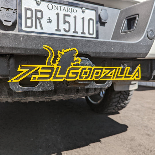 Cubierta de enganche Godzilla de 7,3 l: aluminio recubierto de polvo, totalmente personalizable