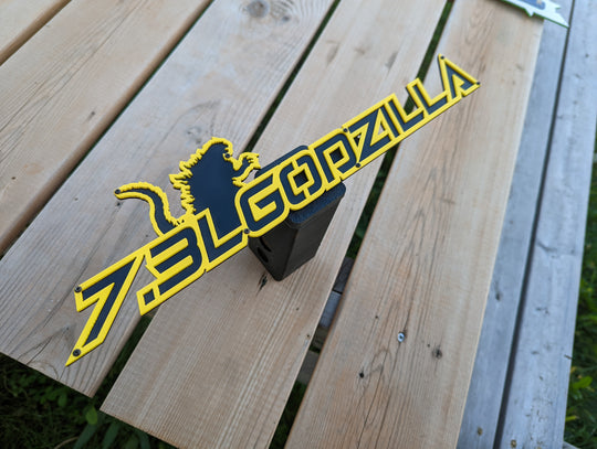 Cubierta de enganche Godzilla de 7,3 l: aluminio recubierto de polvo, totalmente personalizable