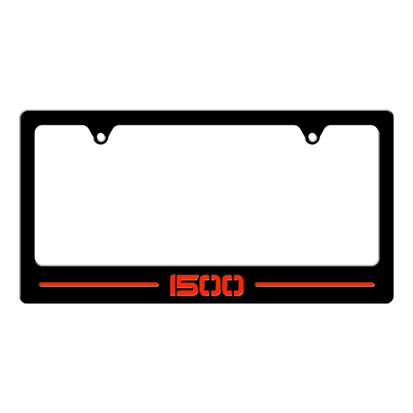 Custom 1500 License Plate Border