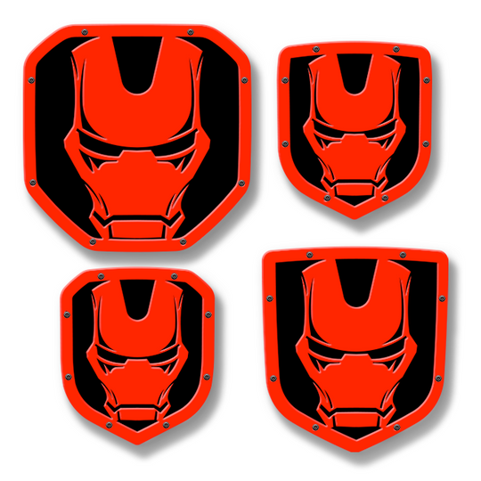 Emblema de escudo de casco de hierro: camiones RAM®, parrilla o portón trasero: se adapta a varios modelos y años