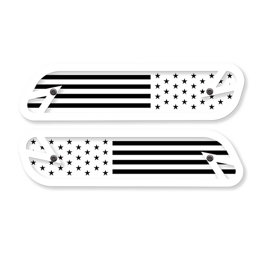 Reemplazos de emblemas de capó con la bandera estadounidense: se adapta a Ram® 2500, 3500, 4500 2019-2023: totalmente personalizables, sin LED