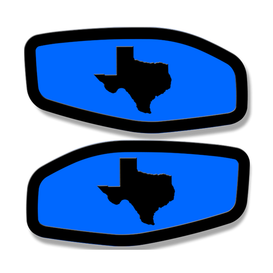 Reemplazos de insignias para guardabarros laterales - Texas - Compatible con Nissan Titan® 2016-2020