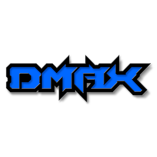 Emblema de texto Dmax personalizado: aluminio recubierto de polvo: elija sus colores
