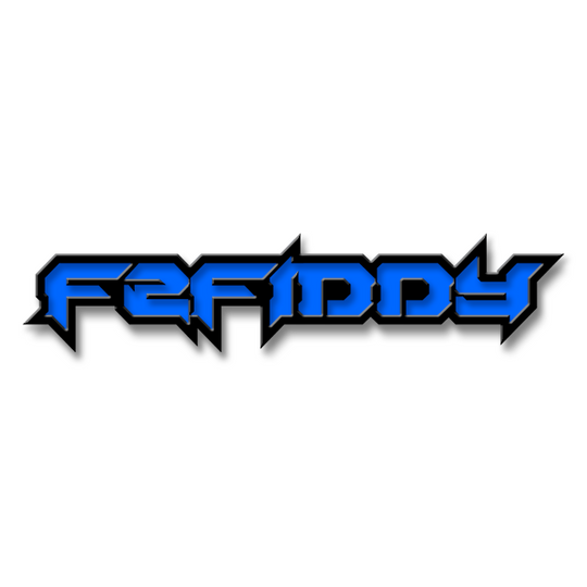 Emblema de texto F2Fiddy personalizado: aluminio recubierto de polvo: elija sus colores