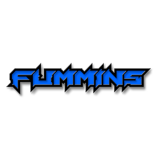 Emblema de texto Fummins personalizado: aluminio recubierto de polvo: elija sus colores