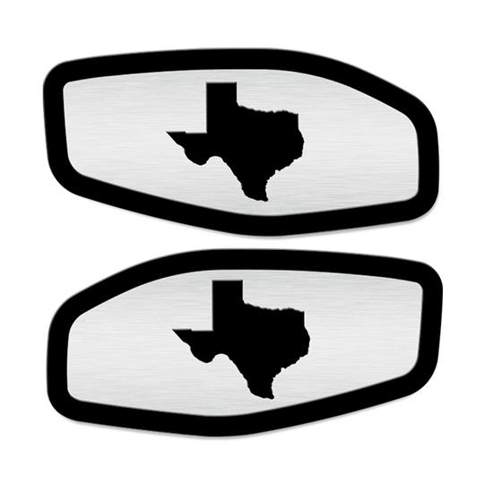Reemplazos de insignias para guardabarros laterales - Texas - Compatible con Nissan Titan® 2016-2020