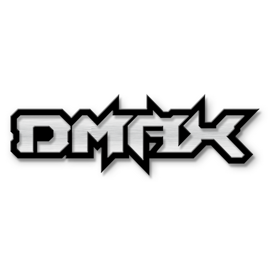 Emblema de texto Dmax personalizado: aluminio recubierto de polvo: elija sus colores