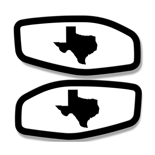 Reemplazos de insignias para guardabarros laterales - Texas - Compatible con Nissan Titan® 2016-2020
