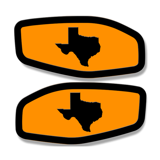 Reemplazos de insignias para guardabarros laterales - Texas - Compatible con Nissan Titan® 2016-2020
