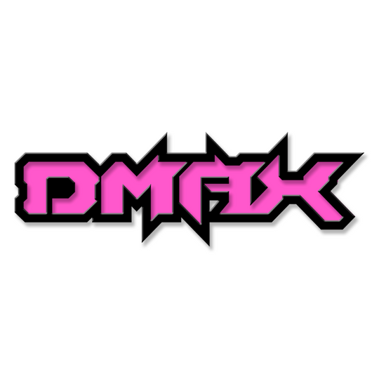 Emblema de texto Dmax personalizado: aluminio recubierto de polvo: elija sus colores