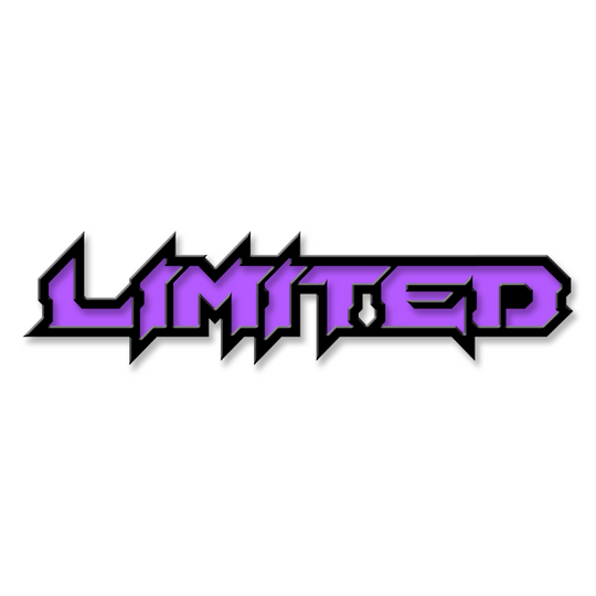 Emblema de texto personalizado limitado - Aluminio recubierto de polvo - Elija sus colores