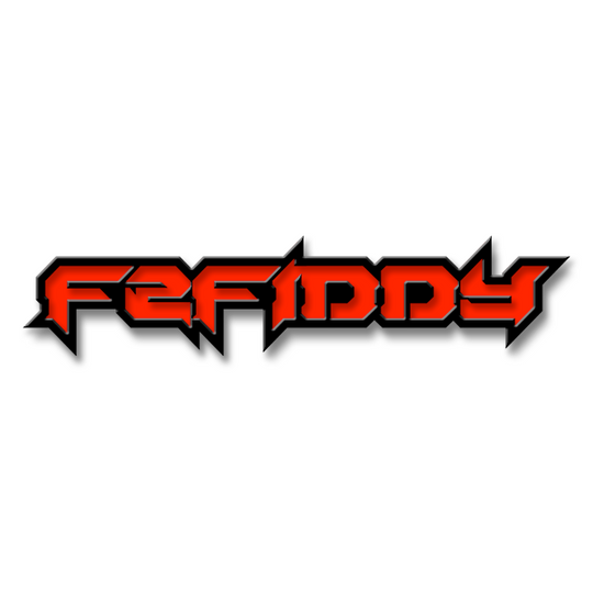 Emblema de texto F2Fiddy personalizado: aluminio recubierto de polvo: elija sus colores