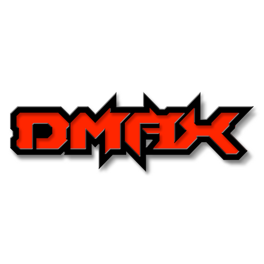 Emblema de texto Dmax personalizado: aluminio recubierto de polvo: elija sus colores