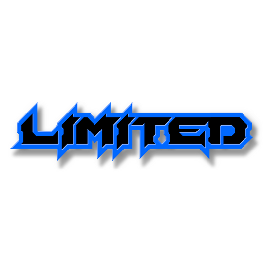 Emblema de texto personalizado limitado - Aluminio recubierto de polvo - Elija sus colores